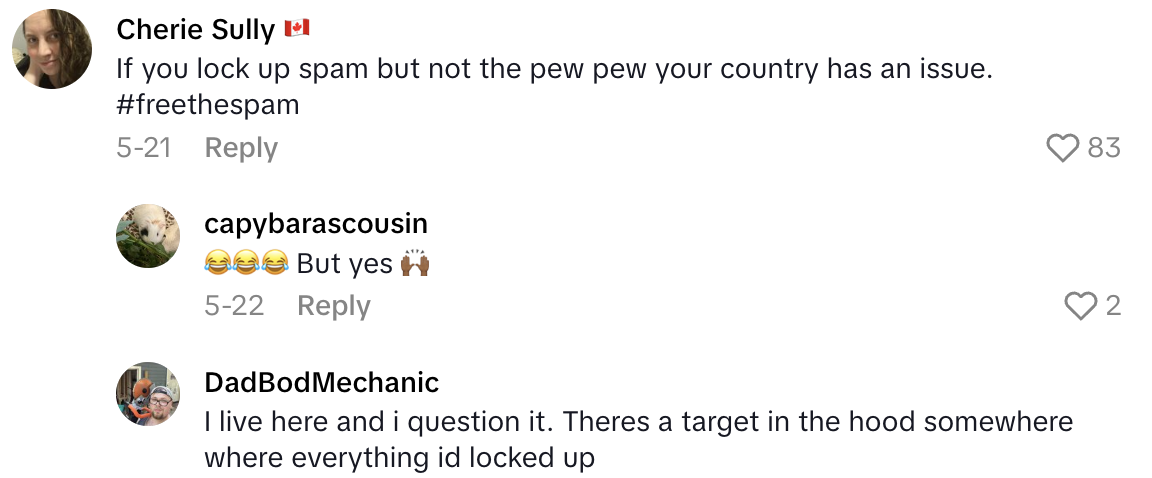 Screenshot 2025 07 06 at 9.41.20 AM Walmart Shopper Found Out That The Spam Was Locked Up At Her Local Store